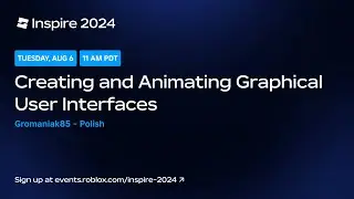 (Polish) Creating and Animating Graphical User Interfaces by Gromaniak85 | Inspire 2024