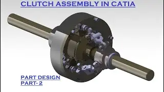 Bush & Centre Boss in CATIA V5 | PART 2 | #CATIA #CLUTCHASSEMBLY