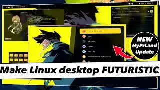 Mind Blowing ARCH LINUX HYPRLAND SETUP (NEW) // Make Your Linux Desktop Look Futuristic