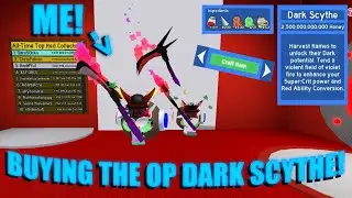 BUYING THE *OP* DARK SCYTHE! | Bee Swarm Simulator |