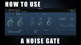 How to Use a Noise Gate for Vocal Narration (Remove Background Noise) - Beginners Guide