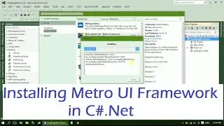 Installing Metro UI Framework in C#.net