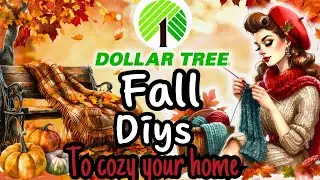 👉COZY FALL  DOLLAR TREE DIYs to bring warmth and color to your home! DIY decor,  crafts