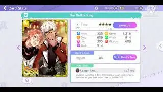 these are all of the SSR and UR cards that I have in Obey Me :D I'm not that lucky tho-