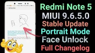 Miui 9.6.5.0 stable update for Redmi note 5 🔥🔥