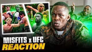 Israel Adesanya Reacts to Misfits Boxing Chaos, UFC Fight Night & UFC 294 Drama