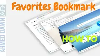 How to View the Edge Favorites (Bookmarks) Bar | See favorites Bar in Microsoft Edge Browser