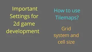 How to use Tile Pallets and Sprites in Unity 2D Game Development. - How to make a 2D Game in Unity