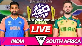 IND vs SA FINAL Live T20 WC 2024 | Live Score Commentary | INDIA vs SOUTH AFRICA T20 World Cup Final