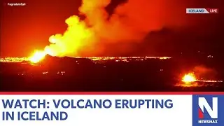 WATCH: Volcano erupting in Iceland | American Agenda