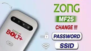 Zong MF25 Wifi Password And SSID Name Change | How to Change Zong Device Name And Password | Zong