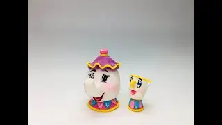 Чайник Мисс Поттс и чашка Чип из м/ф 