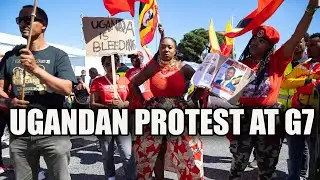 Museveni in hiding after Ugandans protest at G7 summit .