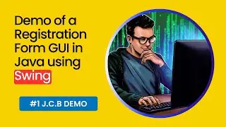 Demo of a Registration Form GUI in Java using Swing