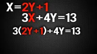 Systems of Equations: Substitution Method [Silent Solutions]