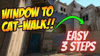 Learn CSGO Mirage window jump in easy 3 steps (2021)