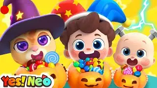 Trick or Treat? | Halloween Gumballs Song | Happy Halloween | Nursery Rhymes & Kids Songs | Yes! Neo