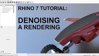 Rhino 7 Tutorial: Denoising a raytraced rendering