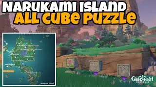 All Location Narukami Island Cube Electrograna Puzzles  | Genshin Impact