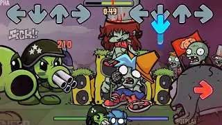 Friday Night Funkin' VS Plants vs. Rappers Bad Bash Remix (Plants Vs Zombies) #fnf #mod #music