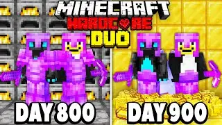 We Survived 900 Days in HARDCORE Minecraft...