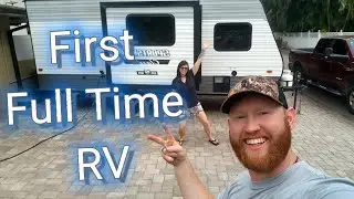 Our FIRST Full Time RV! Living small! No regrets! We made it work!