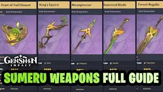 How To Get All Sumeru Free Craftable Weapons   Genshin Impact