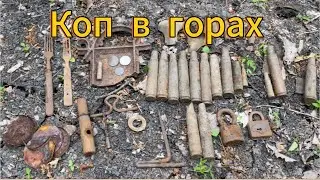 Поиск с металлоискателем! XP ORX! Горы Кавказа! Поиск По местам Боёв Второй Мировой войны!