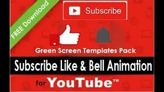 Youtube Free Subscribe Like and Bell animation Professional templates Pack