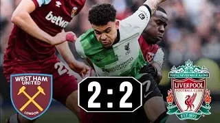 West Ham vs Liverpool 2-2  HIGHLIGHTS West Ham vs Liverpool | Premier League 2024 #liv #why