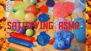 SATISFYING MIX TOYS & ALL MIXED COLOURFUL SLIME | LET'S PLAY RELAXING #slime #toys #dough #shorts