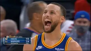 WILDEST ENDING! Final Minute of Warriors vs Knicks!