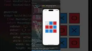 Flutter Programming - Tic Tac Toe Game #shorts