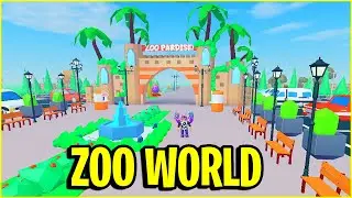 Building MY ZOO WORLD Tycoon Roblox