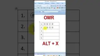 OMR Sheet me option kaise insert kare #shorts  #webtechclass