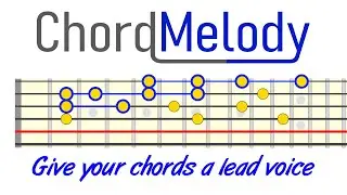 Marrying Chords & Melody - Melodic Chord Phrasing Up The Neck (baby steps)