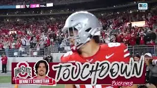 Julian Sayin and Bennett Christian combine for their first Ohio State Touchdowns