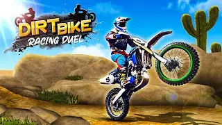 Dirt Bike: Racing duel | Ride a dirt trail cross motorbike in a crazy environment