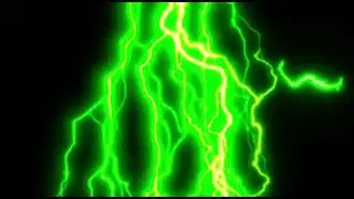 Thunder Lightning Green Black Screen