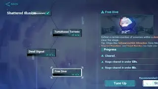 Interstice - Shattered Illusion (Free Dive) with Trial Characters | Honkai Impact 3