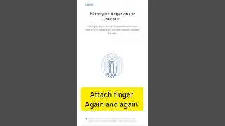 add fingerprint in Realme Mobiles 