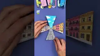 How to make a perspective drawing? ✍️🏙️ #perspective #drawingtutorial #art #easytechnique