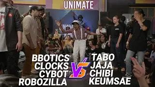 Clocks, Robozilla, Bbotics, Cybot vs Judges [Robot Finals] // Unimate x stance