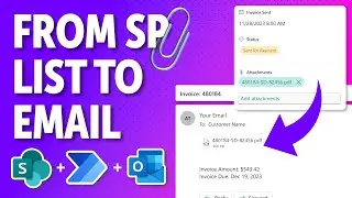 How to Send SharePoint List Attachments 📎 via Email with Power Automate