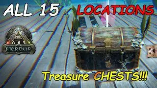 Ark Fjordur DEEP Sea LOOT Crates | TREASURE CHESTS Locations Ocean DROPS