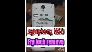 symphony H60 Frp lock remove