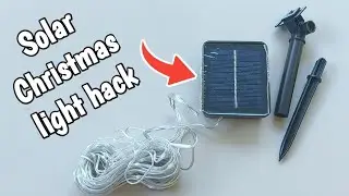 How to upgrade / modify christmas Solar Led Lights Battery (2023)