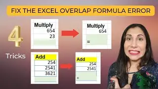How to Fix Formulas That Omit Adjacent Cells in Excel 2024