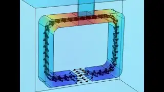 Modelling an AC electromagnet using Comsol Multiphysics