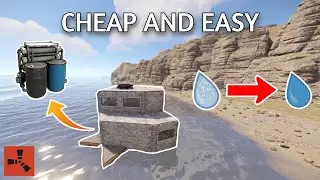 Cheap and Simple Ocean/Saltwater Farm Base - Rust